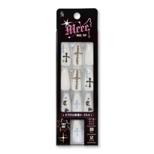 Meeeネイルチップ GAN 神コスパ 激盛れぎゃるメイク Nailchip 映えるトレンドデザイン GAN-03 ビーエヌ