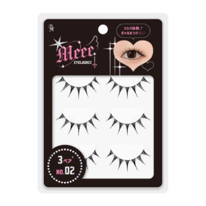 Meeeつけまつげ GAT 神コスパ ３ペア 激盛れぎゃるメイク EYELASH ビーエヌ GAT-02
