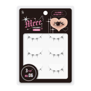Meeeつけまつげ GAT 神コスパ ３ペア 激盛れぎゃるメイク EYELASH 下まつげ ビーエヌ GAT-06