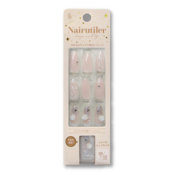 NRT2-25 ネイルティア ネイルティア2 Nairutiler ネイルチップ　ネイルチップテープ ポイント型 オーバル型 根本やわらか 爪先かため 自爪にフィット構造