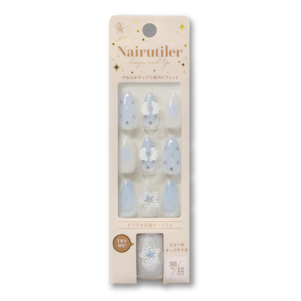 NRT2-28 ネイルティア ネイルティア2 Nairutiler ネイルチップ　ネイルチップテープ ポイント型 オーバル型 根本やわらか 爪先かため 自爪にフィット構造